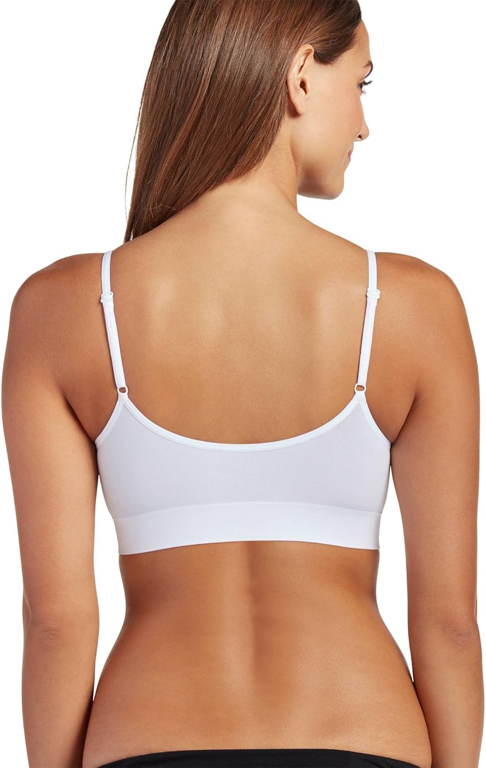 Jockey Women's T-Shirts Modern Micro Seamfree Cami Strap Bralette at  Women’s Clothing store