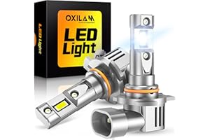 OXILAM 9012 LED Bulb HIR2 Bulb, 40000LM 60W, Ultra-Bright, 5 Min Quick Install, 50000H Lifespan, No Flicker, 99% Compatibility