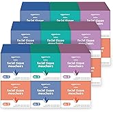 Amazon Basics Facial Tissues with Lotion, 2-Ply, 1350 Count (18 Packs of 75), Cube Box, (Packaging May Vary)