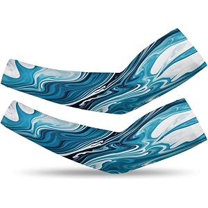 BFIDJID Men Women Pair Cooling Compression Arm Sport Sleeves Unisex Outdoor Sun Protection Long Sleeve Cover Guard