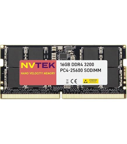 NVTEK 16GB (1X16GB) DDR4 2933MHz PC4-23400 SODIMM 2Rx8 1.2V CL21
