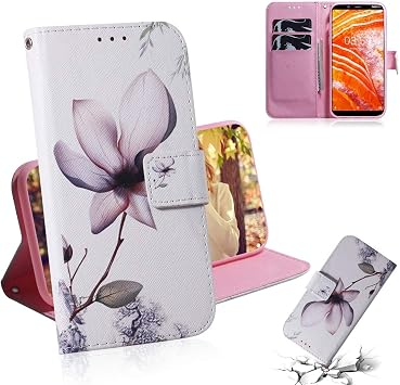 Amazon Com Phone Case For Nokia 3 1 Plus Magnolia Flower Pattern Coloured Drawing Horizontal Flip Leather Case With Card Slots Wallet Leather Case Electronics