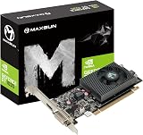 Maxsun GeForce GT 1030 2GB GDDR5 GPU PCIe 3.0 Low Profile DVI HDMI SFF Graphics view 1