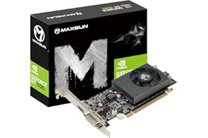maxsun GEFORCE GT 1030 2GB GDDR5 64-Bit Video Graphics Card GPU PCIe 3.0 DirectX 12 ITX HDCP DVI HDMI SFF Low Profile Ready F