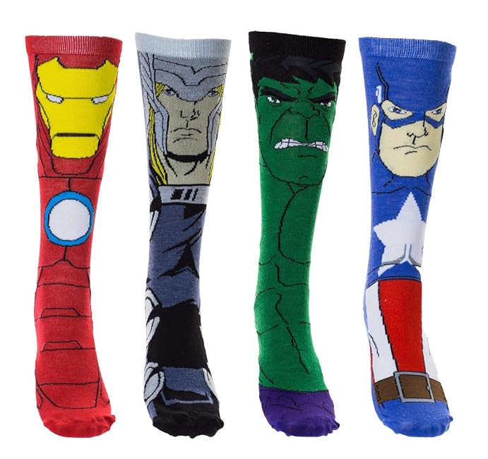 Marvel Avengers Boxed Socks Set - 4 Pack