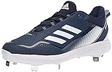 adidas Men's Icon 7 Baseball Shoe, White/Team Navy