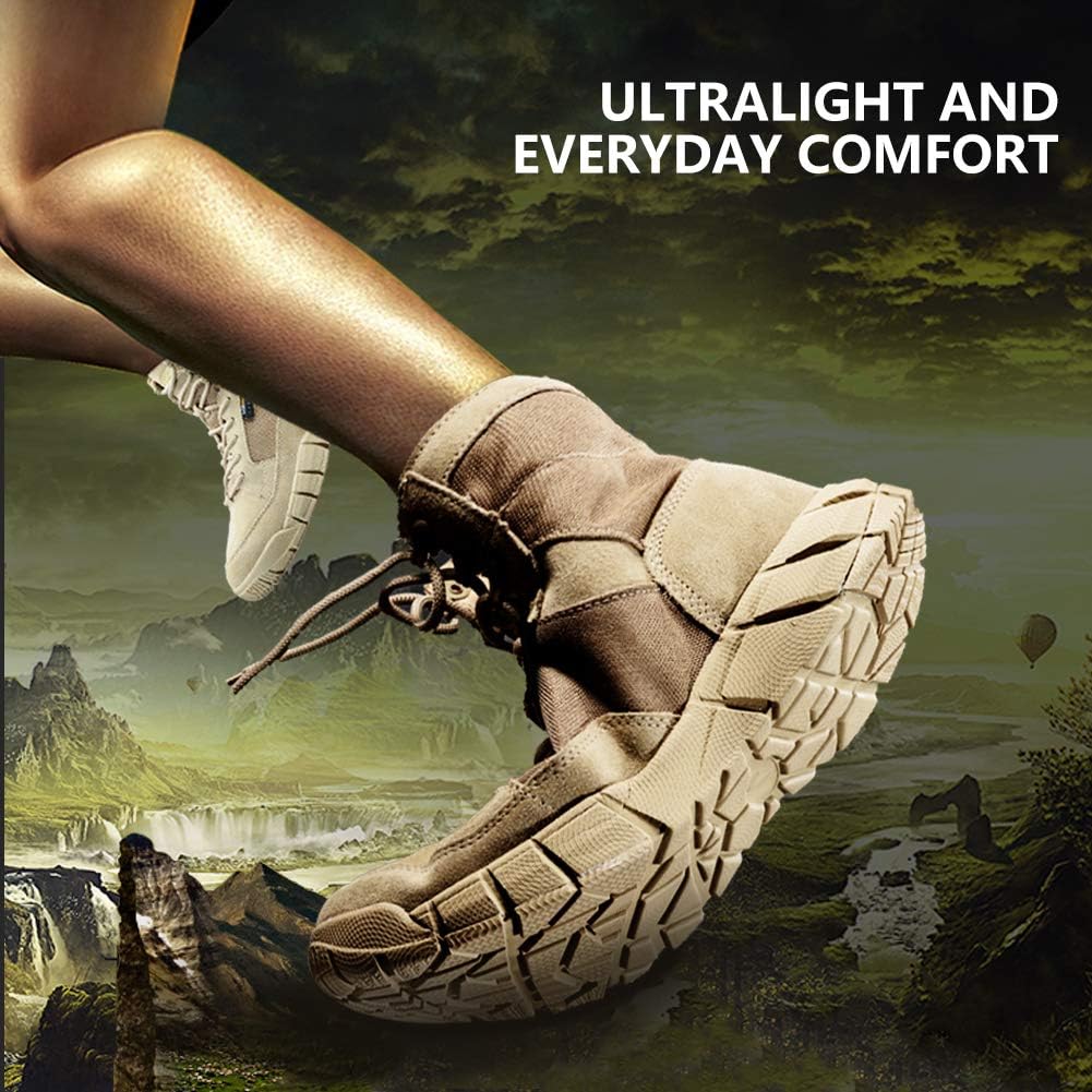 ANTARCTICA Men's Lightweight Military Tactical Boots for Hiking Work Boots: Shoes