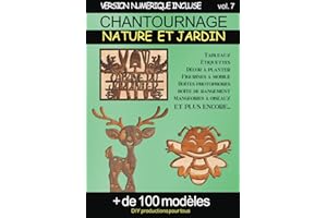 Chantournage - Nature et jardin + de 100 modèles: Des motifs pour tous les passionnés de travail du bois. Plans et modèles prêts à imprimer. Version ... (Modèles de chantournage) (French Edition)