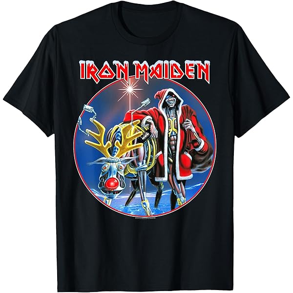 Amazon.com: Iron Maiden - Run to The Hills T-Shirt Small