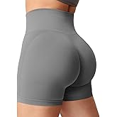 YEOREO Women Seamless Scrunch Workout Shorts High Waisted Intensify Running Gym Yoga Workout