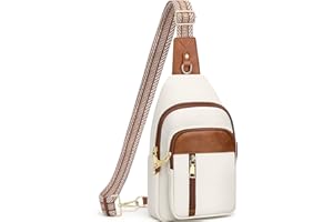 Fiiuos Anti Theft Crossbody Bags for Women RFID Sling Bag, Vegan Leather Cross Body Travel Purse for Women Men