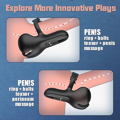 Vibrating Cock Ring, Adjustable Penis Ring Vibrator with Testicle &  Perineum Stimulator, Sex Toys for Men Couples, APP Penis Vibrator Male  Adult Toy, Cock Sexual Stimulation Device 9 Vibrations in Saudi Arabia |