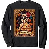 Dia De Los Muertos Women Mexican Day of the Dead Sugar Skull Sweatshirt