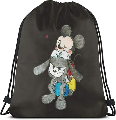 Amazon Co Jp オズワルド ザ ラッキーラビット ナップザック ジムサック 巾着マルチバックジム 高密度 防水 軽量 バックパック ポリエステル 折りたたみ トレーニング 旅行 学校 屋外 男女兼用 おしゃれ かわいい 人気 アニメ キャラクター シューズ バッグ