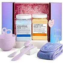 Jelly Mask Set, 24k Hydro Jelly Mask, Facial Mask Mixing Bowl Set