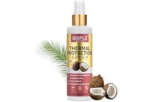 WOZUTUNT Hair Protectant, Coconut- Thermal Protector Spray, Paraben & Dye Free, Protects Heat Damage, Suitable for Daily Care