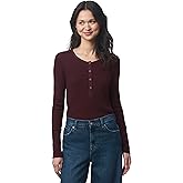 Splendid Womens Thermal Forever Henley Shirt