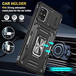 KOBBRAN for Samung Galaxy A71 5G Case with Slide
