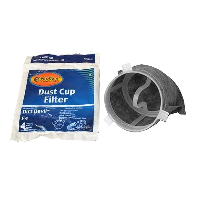 Dirt Devil Hand Held Vacuum Cleaner Type F4 Filter 4 Pk Review