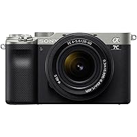 Sony Alpha 7C Full-Frame Compact Mirrorless Camera Kit - Silver (ILCE7CL/S)