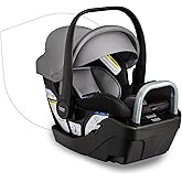 Britax Willow S Infant Car Seat with Alpine Base, ClickTight Technology, Rear Facing Car Seat with RightSize System, Graphite