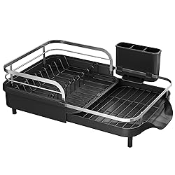 SAYZH Dish Drying Rack - Expandable Dish Rack for
