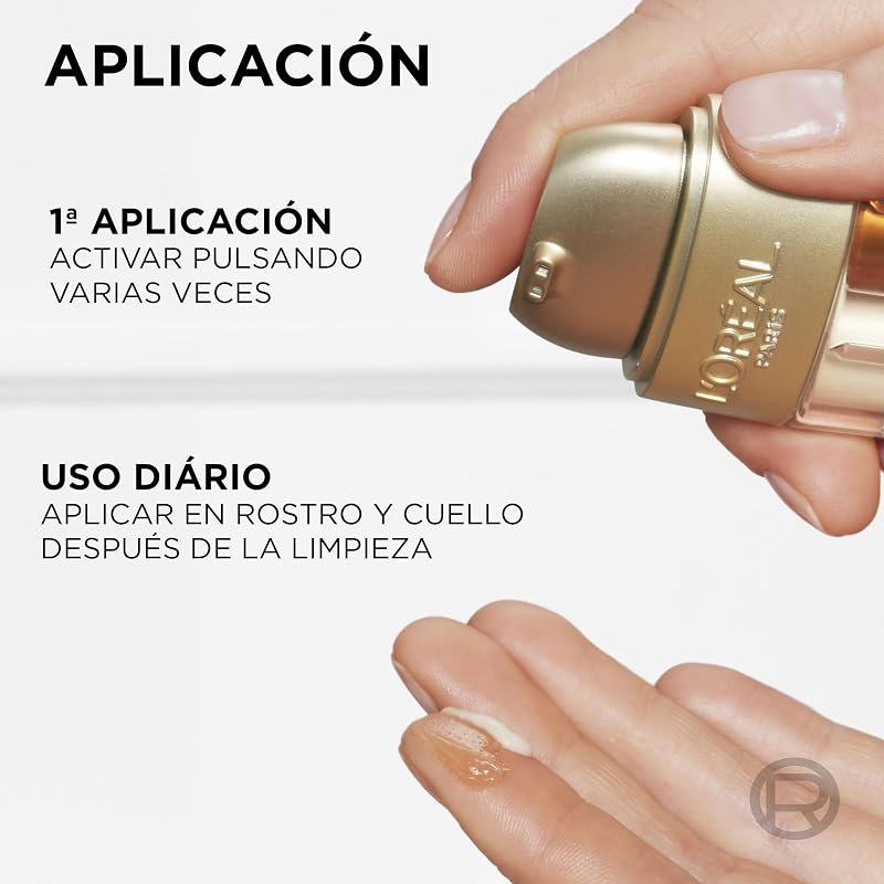 L'Oréal Paris Age Perfect Le Duo Sérum Anti Rides Rajeunissant et Hydratant pour Tous Types de Peptides de Collagène avec Vitamines B3 et C* Inspiré des Cosmétiques Coréens 30 ml
