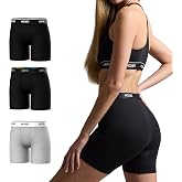 Woxer Womens Baller 5" High Waisted Boy Shorts Underwear - Boxer Briefs