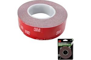 FSTURIOS 3M Super-Strength Molding Tape, 1 in×10 ft Waterproof Double Sided Adhesive Foam Tape, Heavy Duty High Temperature Resistant Mounting Tape for LED Strip Light Car Decor