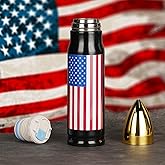 Funslive Gifts for Men, 17 oz American Flag Bullet Tumblers, Valentines Day Fishing Hunting Camping Birthday Gifts, Mens Stocking Stuffers Idea, Presents for Dad Men Husband Him