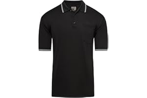Murray Sporting Goods Short Sleeve Polo Baseball and Softball Umpire Shirt - Sized for Chest Protector