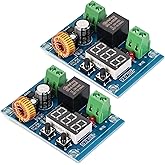 SELOKY 12V-36V DC Voltage Protection Module Digital Low Voltage Protector Disconnect Switch Cut Off Over Discharge Protection