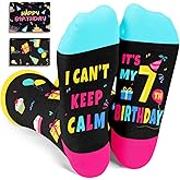 HAPPYPOP Birthday Gifts Ideas - 5-12 Year Old Socks Kids, for Tween Girls Boys Age 5-12