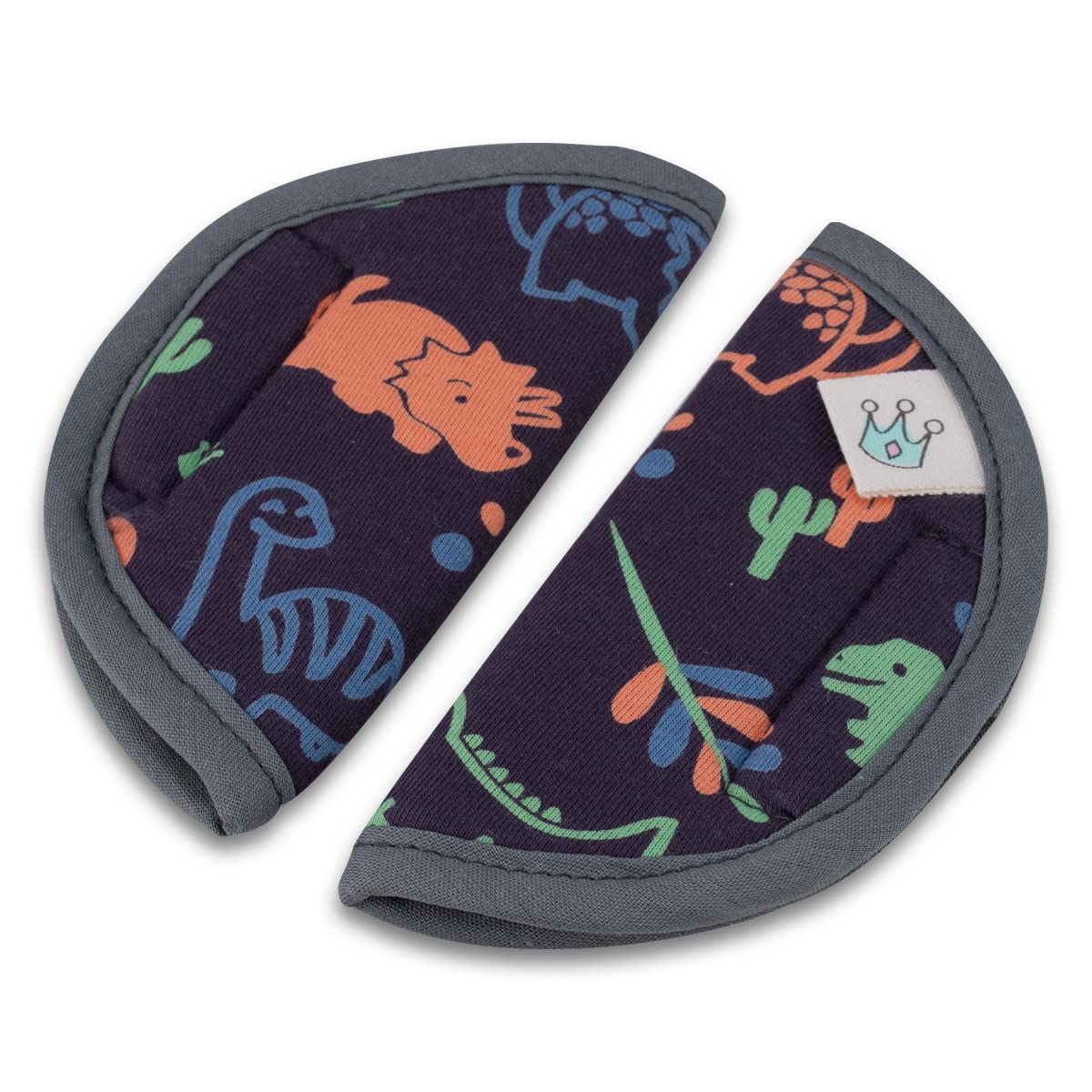 JYOKO KIDS Padded Harness Protector for Stroller Carseat (Happy Dino, Size 0)