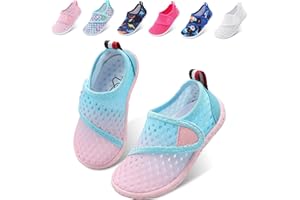 JOINFREE Toddler Water Shoes Boys Girls Aqua Socks Kids Outdoor Quick-Dry Swim Shoes Lightweight Non-Slip Barefoot Beach Shoe