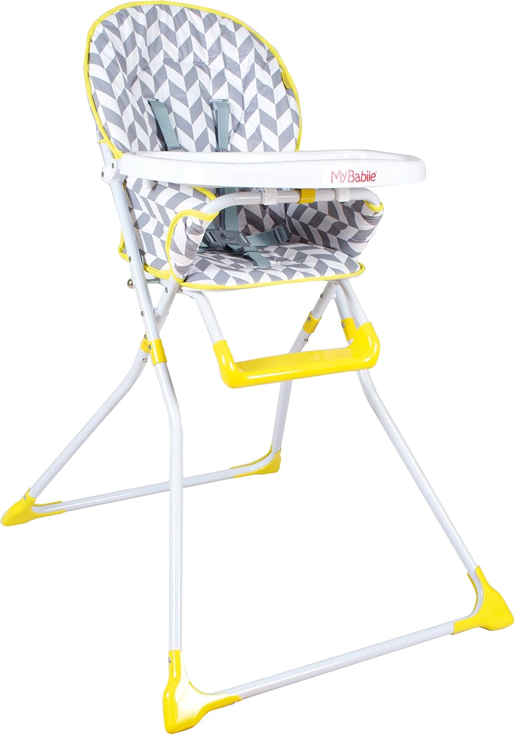 my babiie grey star compact highchair