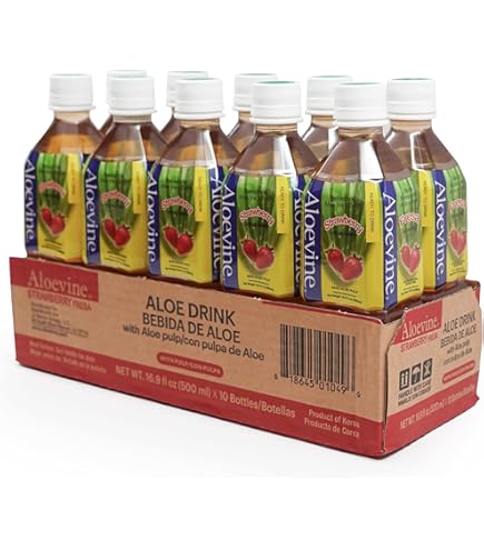 Amazon.com : Aloevine Aloe Vera Drink Kiwi, 16.9 oz 20 Pack