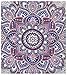 Indian Purple-blue Bohemian Psychedelic Floral-ombre Queen-size-large-mandala Tapestry-hippie-84x90