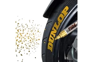 MC MOTOPARTS Permanent Color Tire Pen Marker Lettering Paint Drawing Tool Automotive Motorcycle Care 1 piece (Gold)