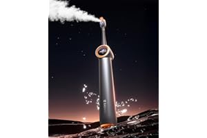 RANVOO AirJet™ [Max Jet Clean] [Vibrating & Flossing 2-in-1] Bubble Sonic Electric Toothbrush, Plaque Removal, White for Adult Protect Gum Teeth Clean Rechargeable Gift with 2 Soft Brush Heads Gray