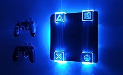 Wall Mount for PS4 PlayStation 4 with Multicolor