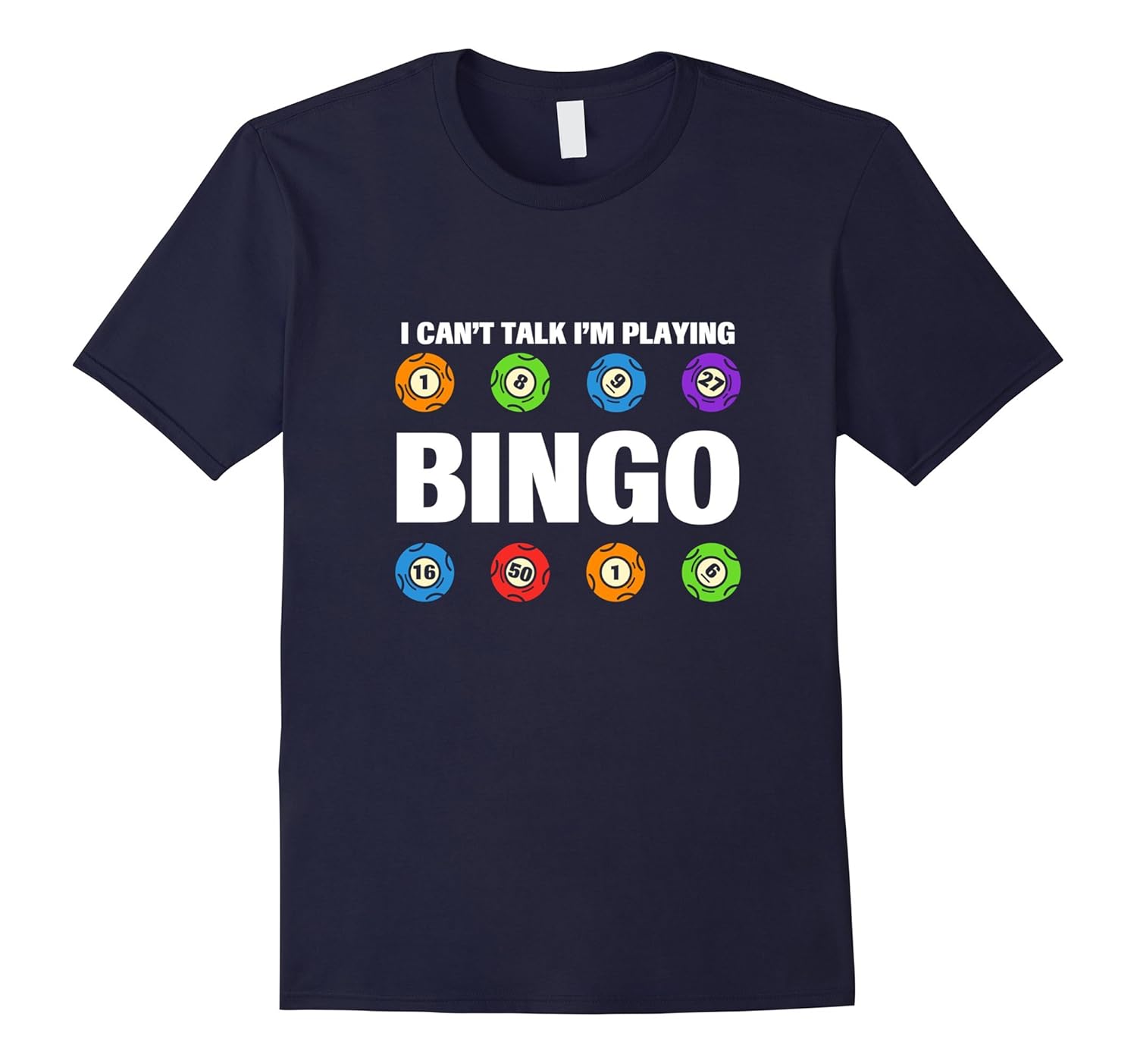 I Can't Talk I'm Playing Bingo T Shirt-Rose