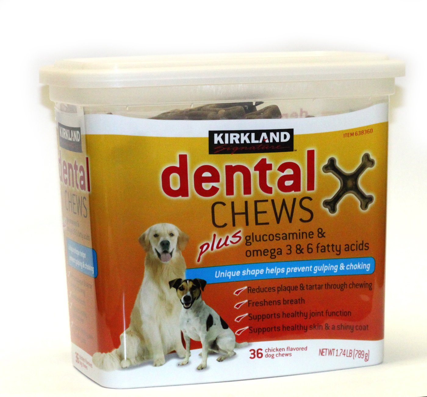 Dental Chews Plus Glucosamine & Omega 3 & 6 Fatty Acids