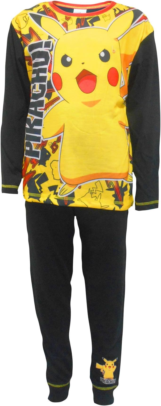 Boys Pyjamas PJs Pokemon Pikachu 5-6 7-8 9-10 11-12 Years