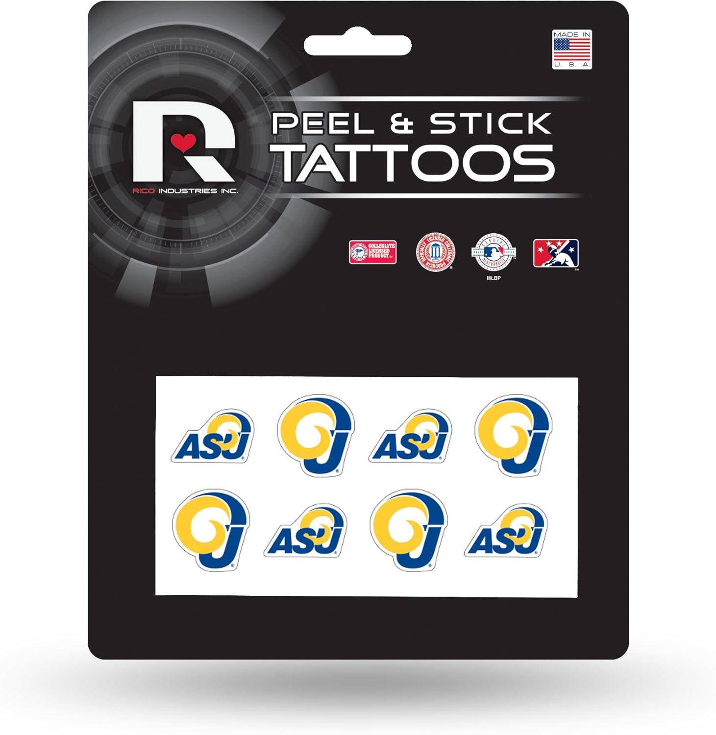 NCAA Rico Industries Face Tattoos, 8-Piece Set, Georgia Bulldogs : Sports Fan Decals : Clothing