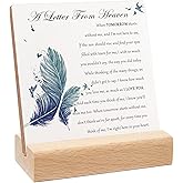 Bereavement Gift, Memorial Gifts for Loss of Loved One Loss of Family Member, Condolence Wood Sign With Wooden Stand, Sympathy Decor Sign Plaque, Sentimental Gifts for Home Table Decorations
