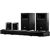 Nakamichi Shockwafe Wireless 11.2.6 Ch Soundbar System w Dolby Atmos/DTS:X, Upgraded Dual 10” Subs, Bipolar Surrounds, 6 Discrete Height Channels, 2300 Watts Max Output
