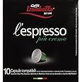 Trombetta l'espresso Piu Crema, 10 Count (Pack of 8)