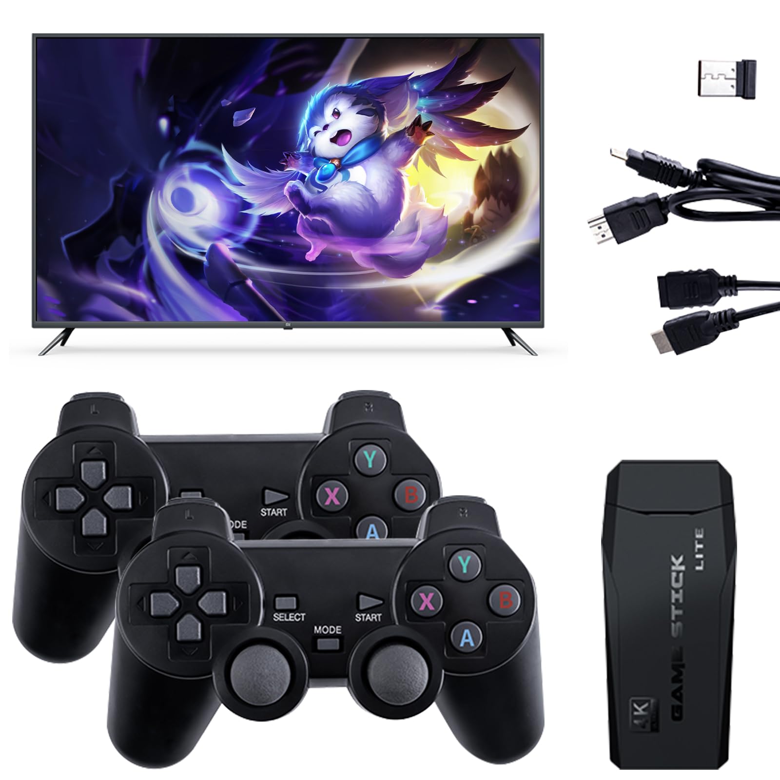Retro Game Console, Game Console USB C voor Reizen (128G Retro Game Console, Game Console USB C voor Reizen (128G