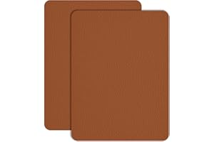 HUIMEILE Leather Repair Patch Tape 8×12 inch 2 pcs Furniture Leather Strong Self Adhesive Tape for Sofas Couch Car Seats Cabinets Bags Anti Scratch Patches First Aid Patch Fixing Leather Light Brown
